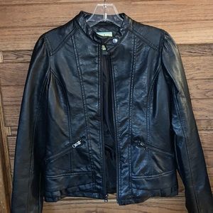 Marylin & Me Faux Leather Jacket